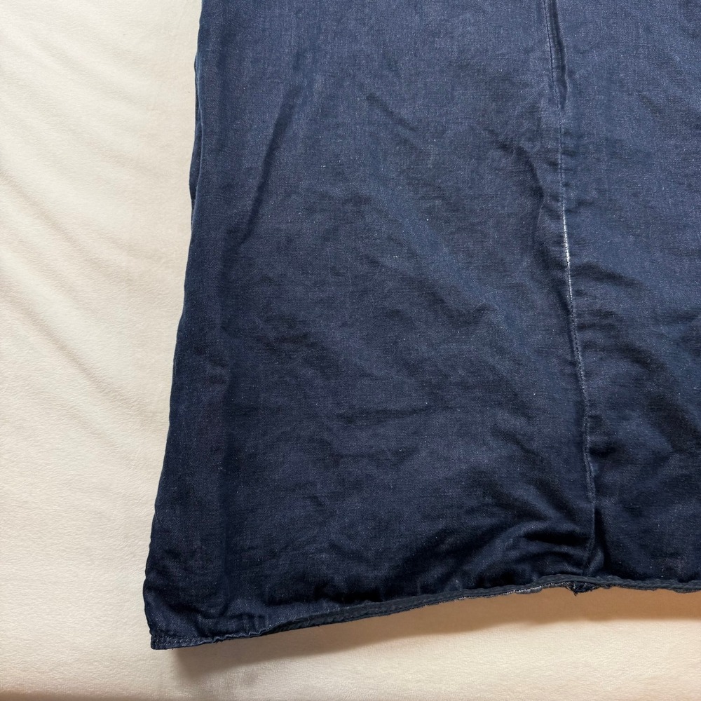 Gap Womens Blue Denim Sleeveless Peter Pan Collar Shift Dress Size M Indigo - Picture 14 of 16